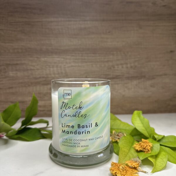 17 oz lime basil & mandarin candle